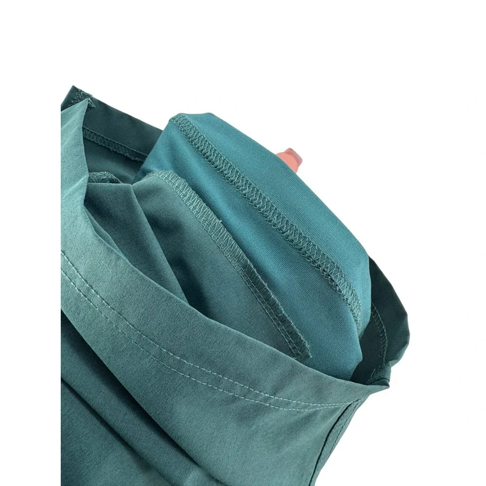 Lands' End Men's Green Lined Drawstring Swim Shorts Size Large